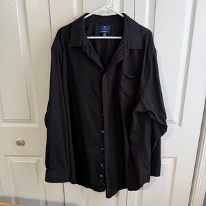 George classic fit black button up size 3XL